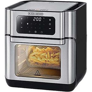 Black and Decker Air Fryer, 4 Liters, 1500 Watts, Black and Gold - Af300-B5  Without Warranty, Best price in Egypt