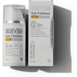 Star Ville جل ستار فيل لمنطقة حول العين لمكافحة التجاعيد والهالات السوداء والانتفاخ - 30 جم