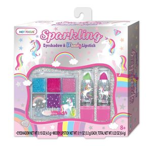 Hot Focus Unicorn Sparkling Eyeshadow & Moody Lipstick - 087UC