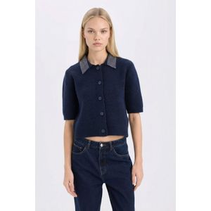 Defacto Woman Casual Tricot - Navy