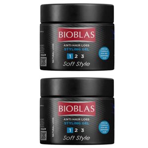 BIOBLAS بيوبلاس جيل مضاد لتساقط الشعر للشعر المجعد 150 مل 1+1