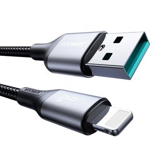 JOYROOM S-A28 Flash Series Fast Charging Data Cable 3A – USB-A to Lightning 1M - Black