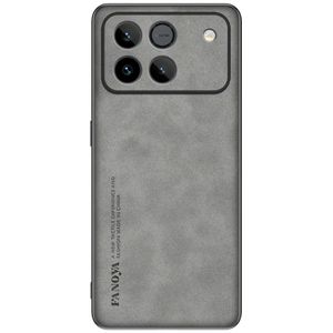 Honor Win / Honor Win RT Case Cover – Luxury Armor Shockproof PU Leather Protective Cover with Matte Hard Back, Carbon Fiber Texture, and Sheepskin Leather Bumper, Scratch-Resistant Design (Grey)