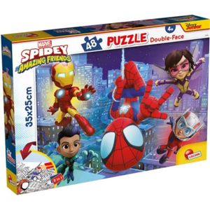 Double Face Lisciani Marvel Spidey Double-Face Puzzle - 48 Pieces