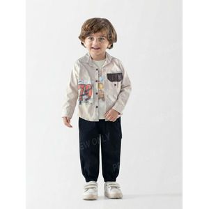 طقم خروج اولادي مكون من قطعتين  