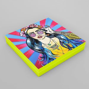 صندوق علبه مجوهرات اكسسوارات هاند ميد ديكوباج