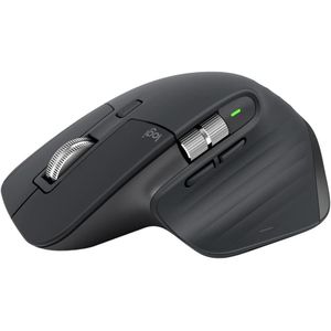 Logitech MX Master 3S - Wireless Performance Mouse with Ultra-fast Scrolling, Ergo, 8K DPI, Track on Glass, Quiet Clicks, USB-C, Bluetooth, Windows, Linux, Chrome - Grey