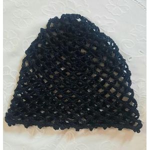 طاقية كروشية شبكية 