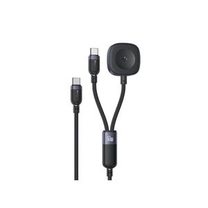 Yesido CA136C Yesido 1.2M 60W Fast Charging Type-C to Type-C&Watch High-density Braided 2 in 1 Data Cable