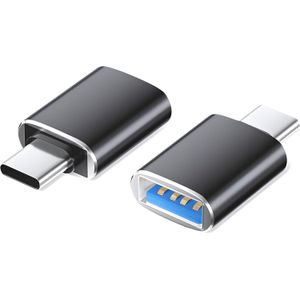 USB C to USB Adapter,USB C Male to USB 3.0 Female Adapter Thunderbolt 3 Converter,Compatible with MacBook Pro,MacBook,iPad,Samsung Galaxy S20-S23,Dell XPS,and More USB Devices Black