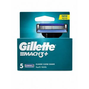 Gillette جيليت ماك 3 بلس – شفرات حلاقة بديلة (5 قطع)