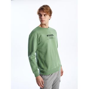 LC Waikiki سويت شيرت سميك بأكمام طويلة وطوق دائري للرجال من LC Waikiki