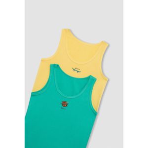 Defacto Boy 2 piece Regular Fit Tank Top - Yellow