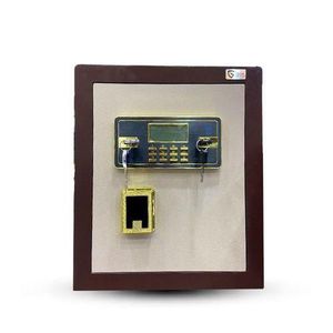 GDA Electronic Safe Box with Password and Keys, Size 45cm High38cm Wide37cm Deep 2Storage Spaces