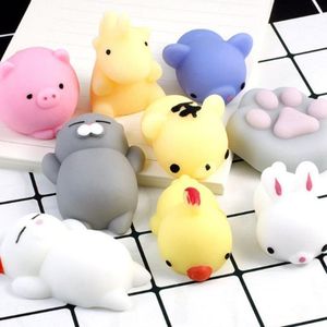1pcs Toy Cute Animal Antistress Squeeze Mochi Squishy Toys Abreact Soft Sticky Squishi Stress Relief Toys Funny Gift