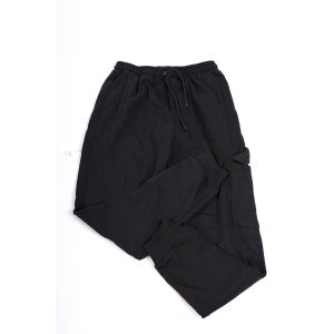 ASTK basic cotton baggy sweat pants for men-black-s