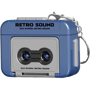 Retro Recorder Keychain with Voice Memo & Music Box - Trending Aesthetic Gift 2026 - Vintage Bag Charm