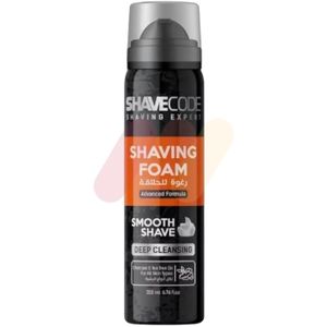 Shave Code SHAVING FOAM DEEP CLEANSONG With Charcoal 200 ML
