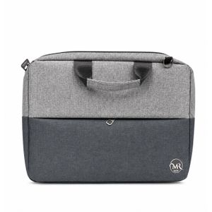 General MR Bags 14-Inch Waterproof Laptop Bag – Grey & Black 