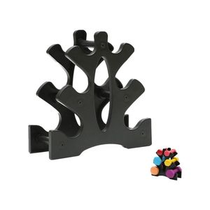 SportQ 3-Tier Dumbbell Storage Rack â€“ Light & Sturdy Hand Weight Stand, Stable & Easy Assembly, Suitable for Home & Gym â€“ Heavy Duty Reinforced Plastic (No Dumbbells)