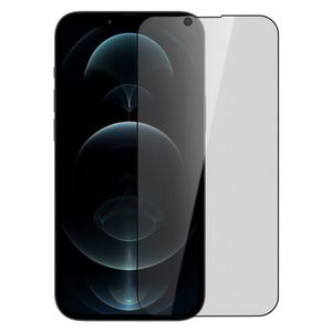 واقي شاشة الخصوصية بحواف سوداء لآيفون 13 برو ماكس – زجاج مقسى مضاد للتجسس كامل التغطية