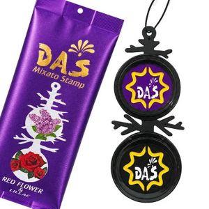 Das DAS_MIXATO STAMP Red Flower & Lilac Car Air Freshener