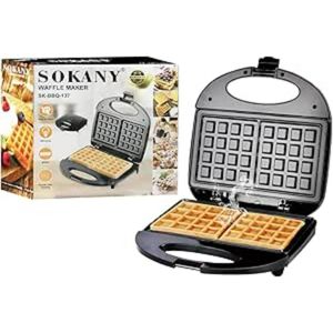 Sokany Waffle Maker Multifunctional Electric Waffle Maker Compact (SK-BBQ-137)