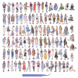 101 Pcs People Stickers for Journaling Scrapbooking,Urban