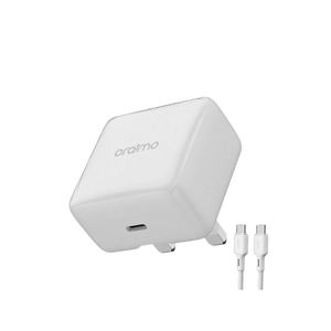 Oraimo Wall Charger PowerCube 20 Chic USB-C Port 20W With USB-C Cable - White