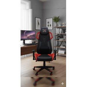 Genres Red Triangles Gaming Chair. EI Motahida