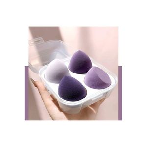 Alfa .life 4-Piece Makeup Sponge Set Purple