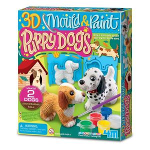 4M Mould & Paint 3d Puppy Dogs - 04784