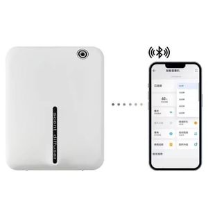 Smart Wi-Fi-enabled electric room fragrance diffuser (150ml capacity); it can also operate via a Type-C cable (eliminating the need for batteries) or Bluetooth. Features a mounting system and a fragrant aroma diffuser that runs on batteries.