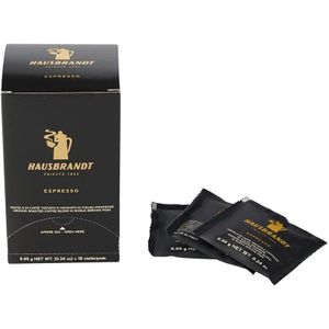 Hausbrandt Espresso ESE44 Coffee Pods, 18 Count, Medium Roast, Compatible with ESE 44mm Pod Machines
