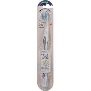 Sensodyne فرشاة أسنان ترو وايت متوسطة – متعددة الألوان