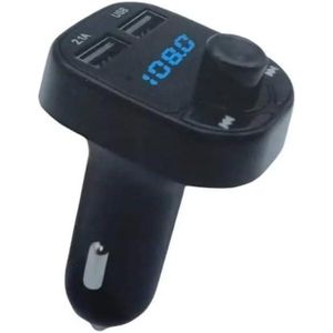 شاحن سيارة سريع ثنائي المنافذ USB بقوة 25 واط - شحن سريع بتقنية QC 3.0، منفذي USB، شحن ذكي مع خاصية التعرف التلقائي، مدخل صوت 3.5 ملم، فتحة لبطاقة TF، تصميم كمبيوتر صغير الحجم مناسب لجميع السيارات