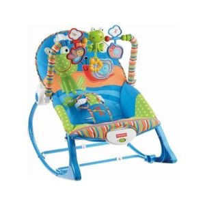 Deluxe Comfort Infant Baby Bouncer and Rocker - Soothing Vibrations with Interactive Toy Bar for Newborns