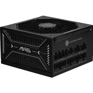 Msi MAG A1000GLS PCIE5 Power Supply Unit, 1000W, 80 PLUS Gold, ATX 3.1, PCIe 5.1 GPU Support, Native 12V-2x6, Dual-color 12V-2x6 connector, ATX PSU, Embossed Jacket Cables