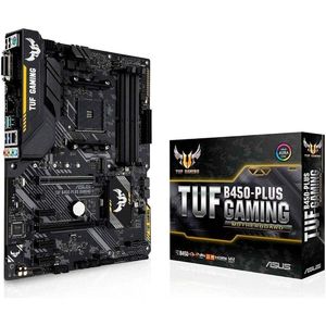 Asus TUF B450-Plus Gaming Motherboard (ATX) AMD Ryzen 2 AM4 DDR4 HDMI DVI M.2
