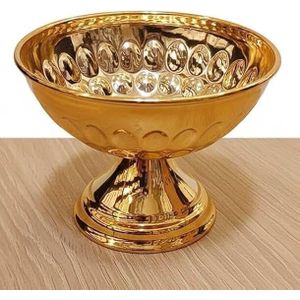 Date Serving Plate, Gold Color, Small Luxury Serving Bowl, Elegant Classic Design