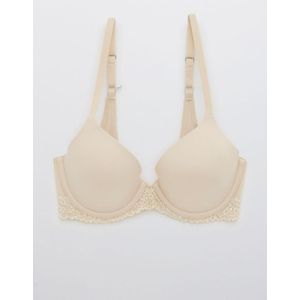 Aerie Real Power Poppy Lace Unlined Bra