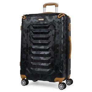 Practical 24-inch wheeled travel suitcase.