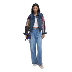 Desigual جاكيت جينز بأكمام مدمجة