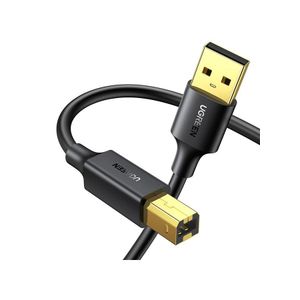 Ugreen Printer Cable USB 2.0 A-Male To B-Male Cord High Speed Scanner Cord Compatible with HP/ Cannon/ Brother/ Samsung/ Dell/ Epson/ Lexmark/ Xerox/ Piano/ Dac -1.5M