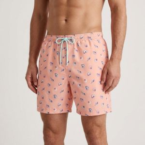 Men's printed swimsuit - Pink