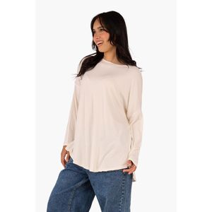 Clue Asymmetrical Long Sleeve T-Shirt