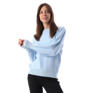 Menta By Coctail Women's Cable Knit Turtleneck Sweater, Long Sleeve-5958-Baby Blue