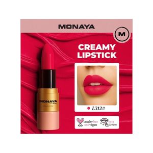 Monaya L008 Creamy Lipstick colorsï¼ŒSuper Lustrous Lipstick, Creamy Formula For Soft, Fuller-Looking Lips, Moisturized Feel