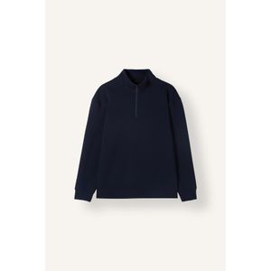 Defacto Boxy Fit Scuba Fabric High Neck Sweatshirt