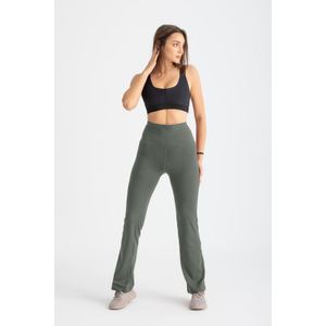 Libra Flare Leggings - Olive